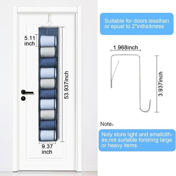 Hanging Legging Organizer, Legging Storage Organizer, Legging Organizer for Clos - Picture 2 of 7